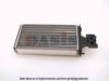 AKS DASIS 4191001 Heat Exchanger, interior heating